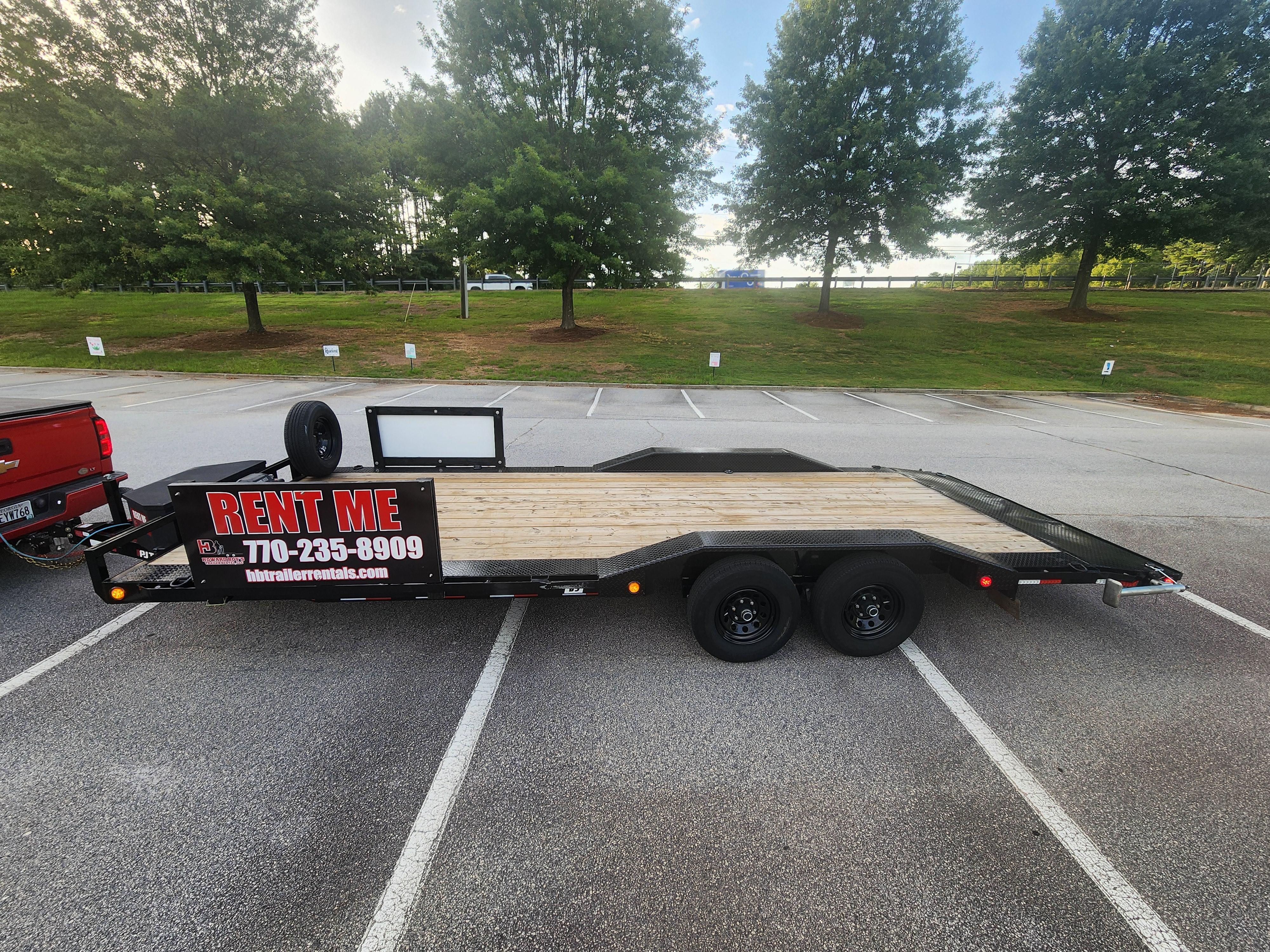 8.5x22ft Drive Over Flatbed Trailer - View 5