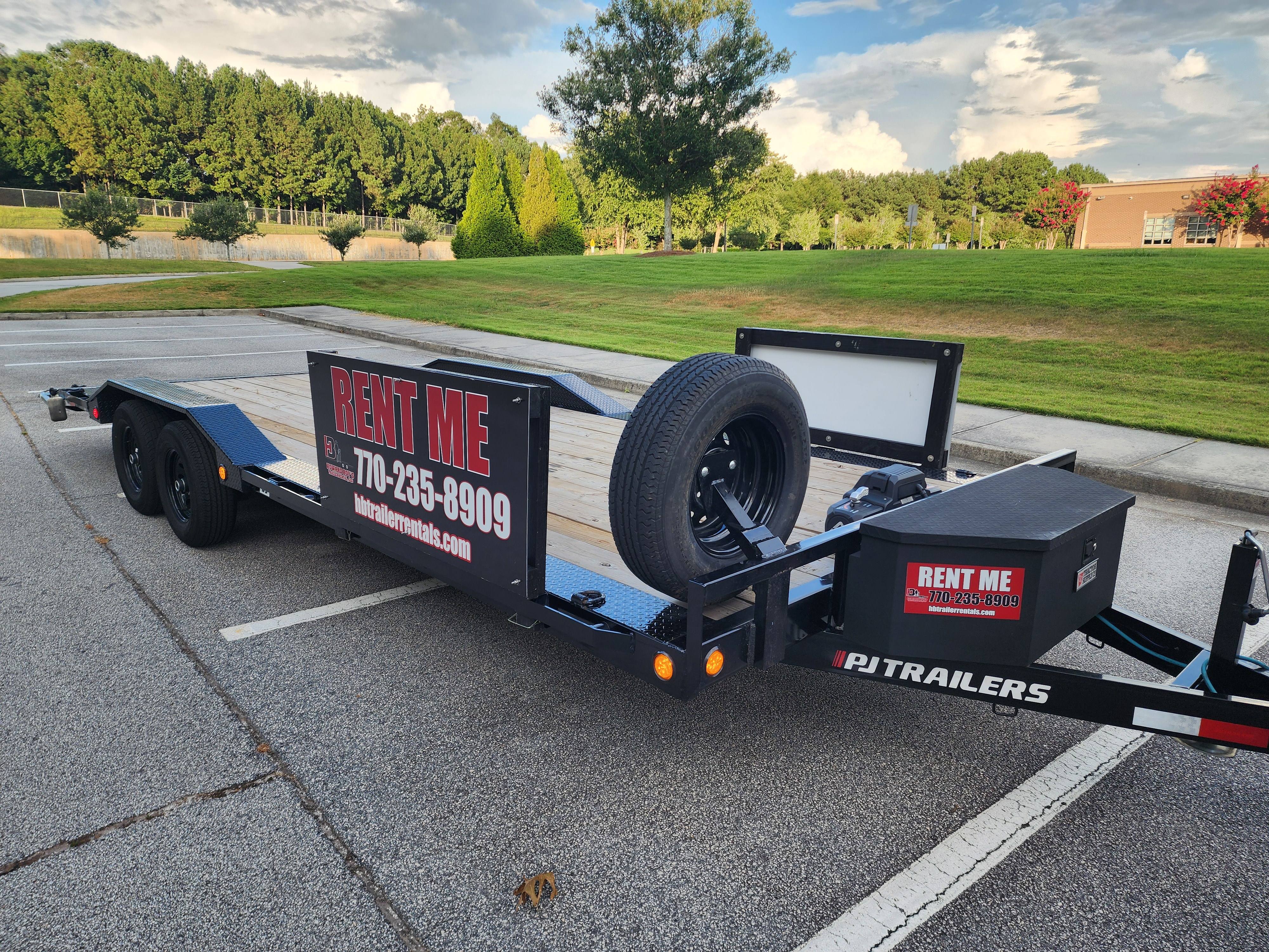 8.5x22ft Drive Over Flatbed Trailer - View 4