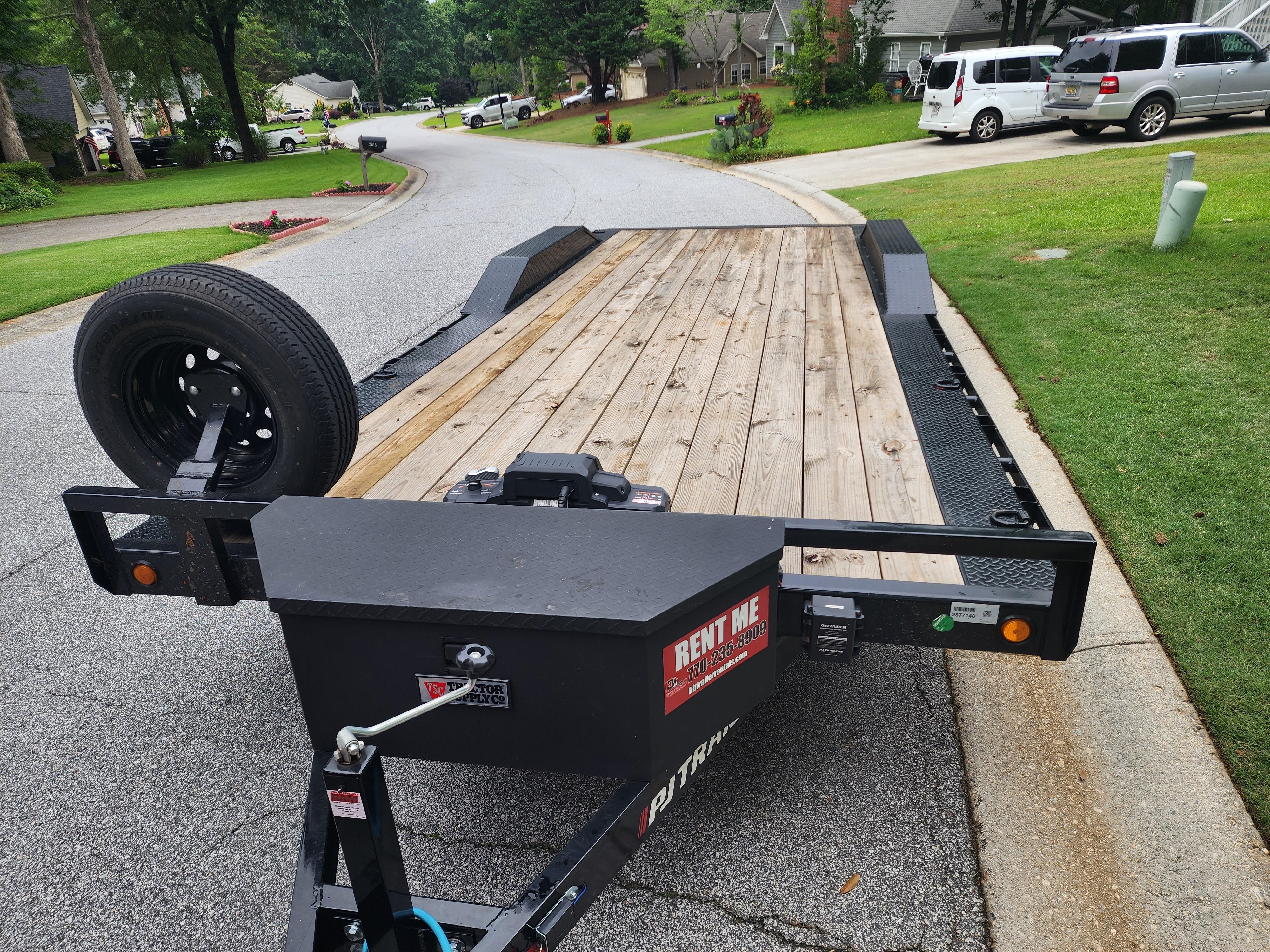 8.5x22ft Drive Over Flatbed Trailer - View 3