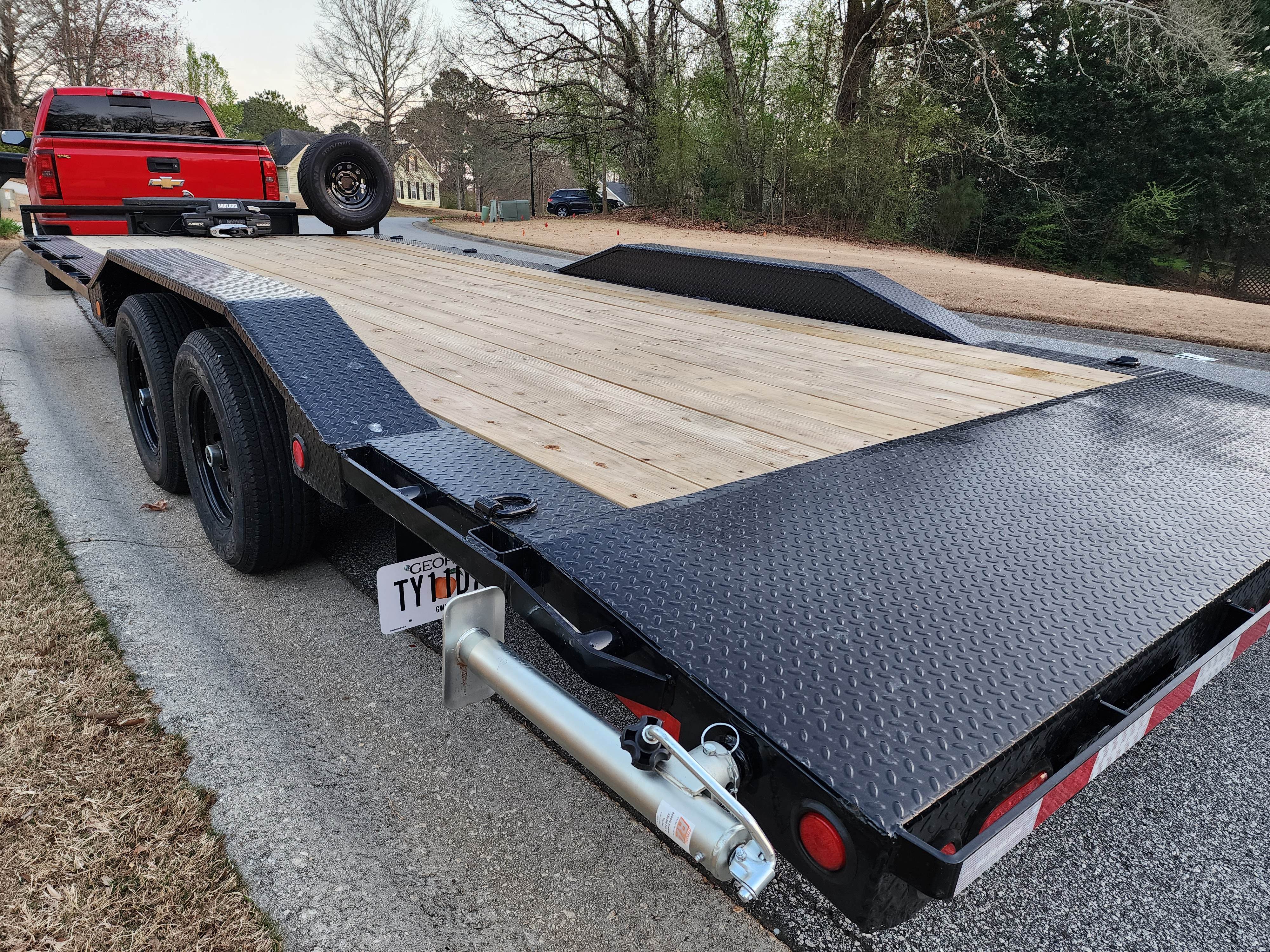 8.5x22ft Drive Over Flatbed Trailer - View 2