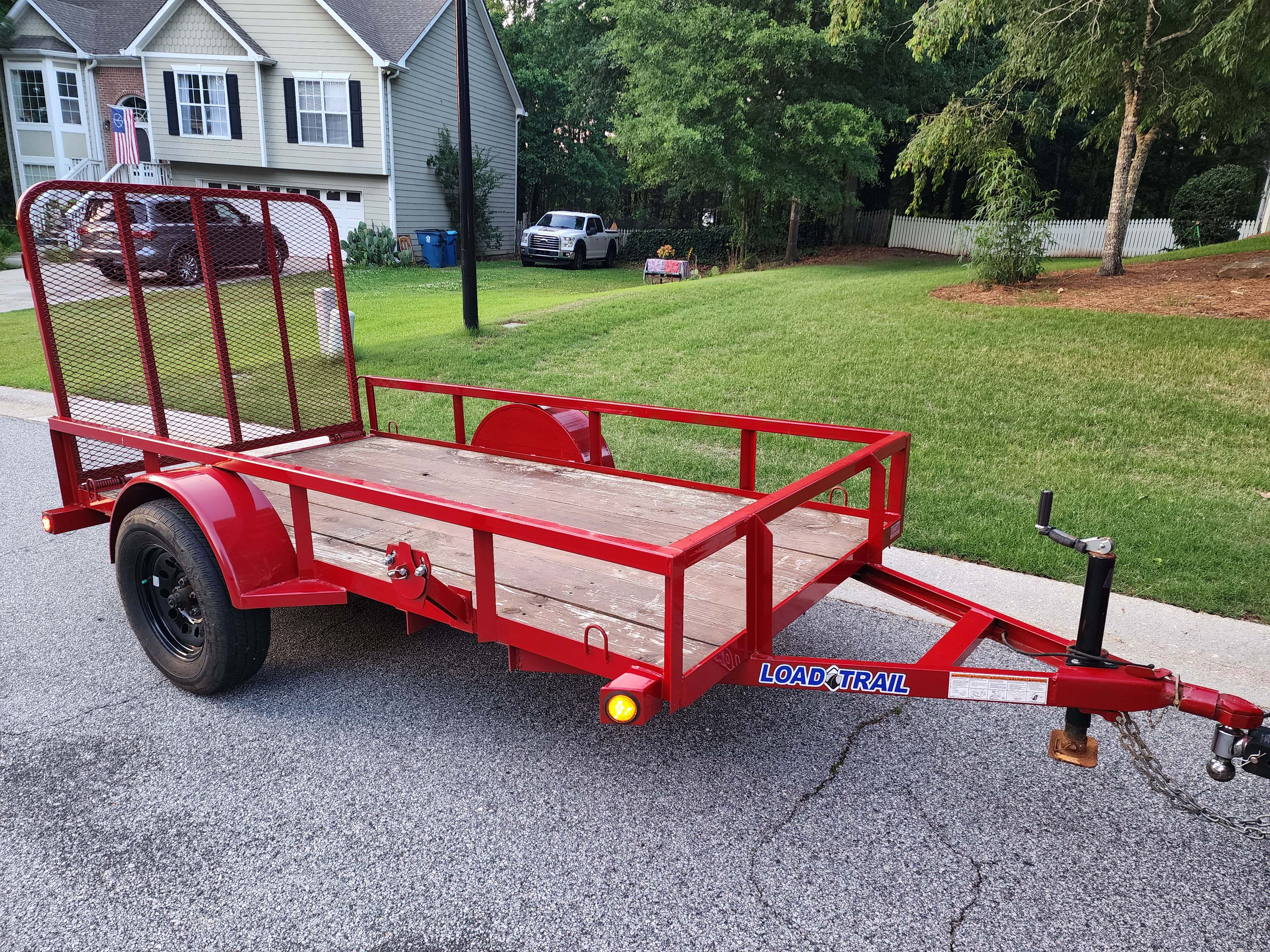 5x10ft Load Trailer rental - compact utility trailer perfect for small loads